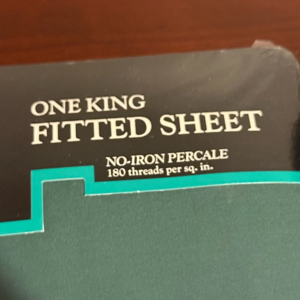 Color Connection WESTPOINT PEPPERELL Green King‎  FITTED SHEET